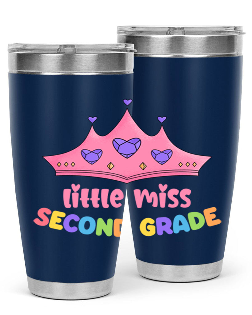 Little Miss 2nd Grade 16#- second grade- Tumbler