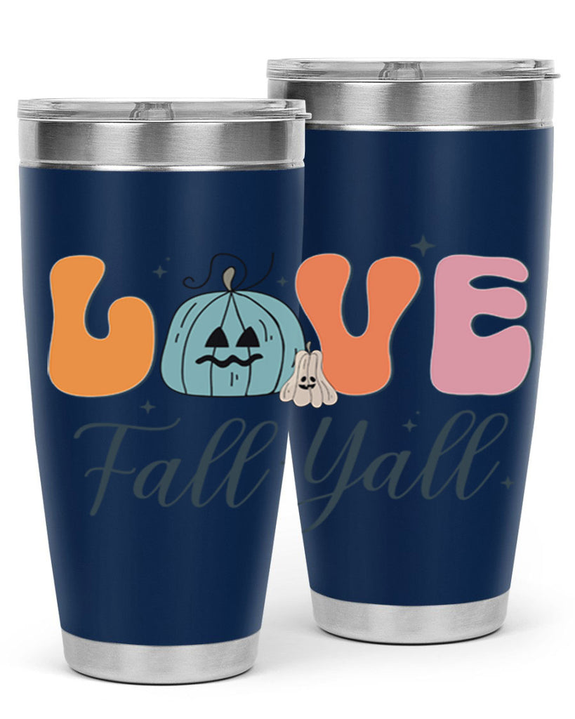 Love Fall Yall 413#- fall- Tumbler