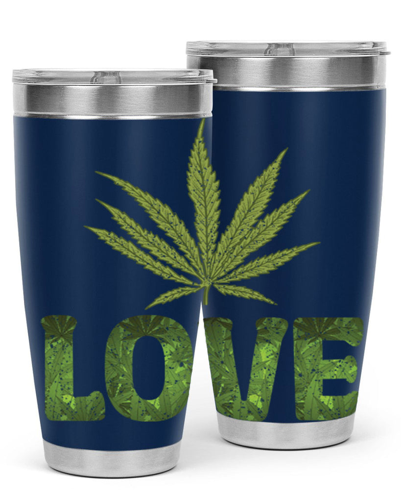 Love Sublimation 192#- marijuana- Tumbler