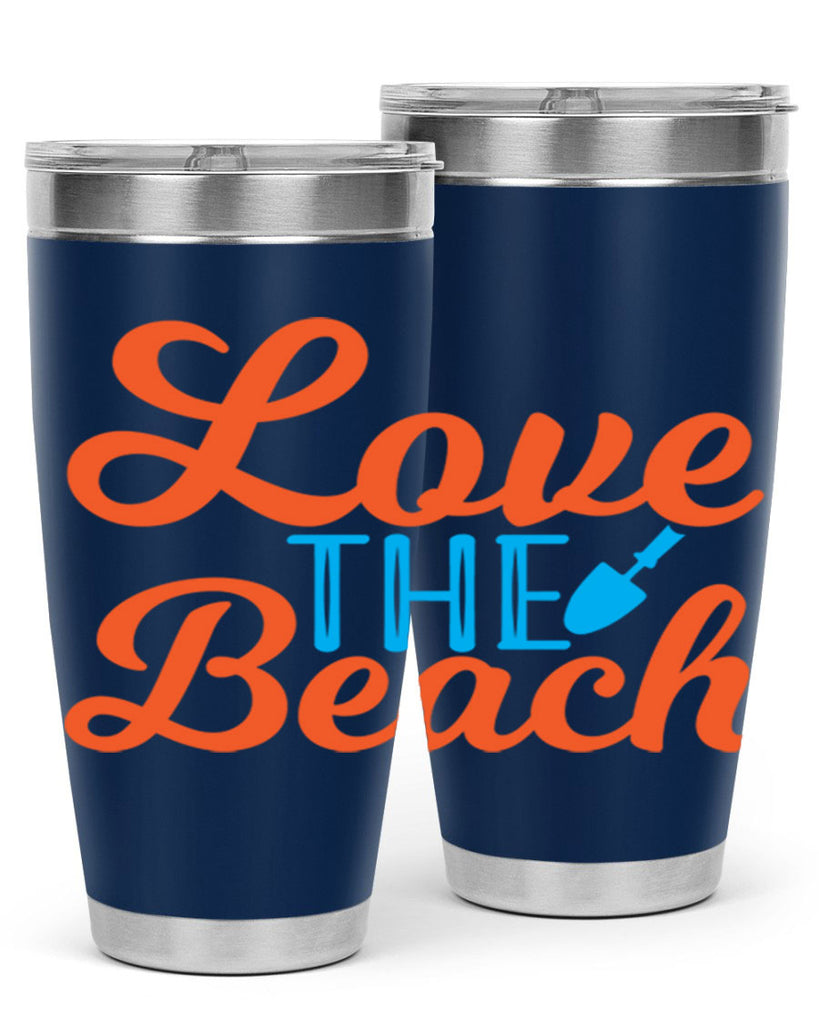 Love The Beach 306#- mermaid- Tumbler