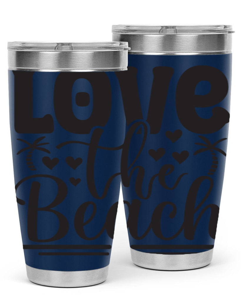 Love the beach 307#- mermaid- Tumbler