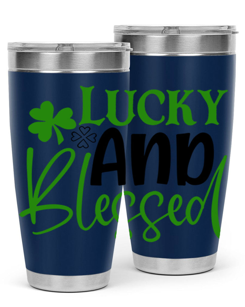 Lucky And Blessed Style 151#- St Patricks Day- Tumbler