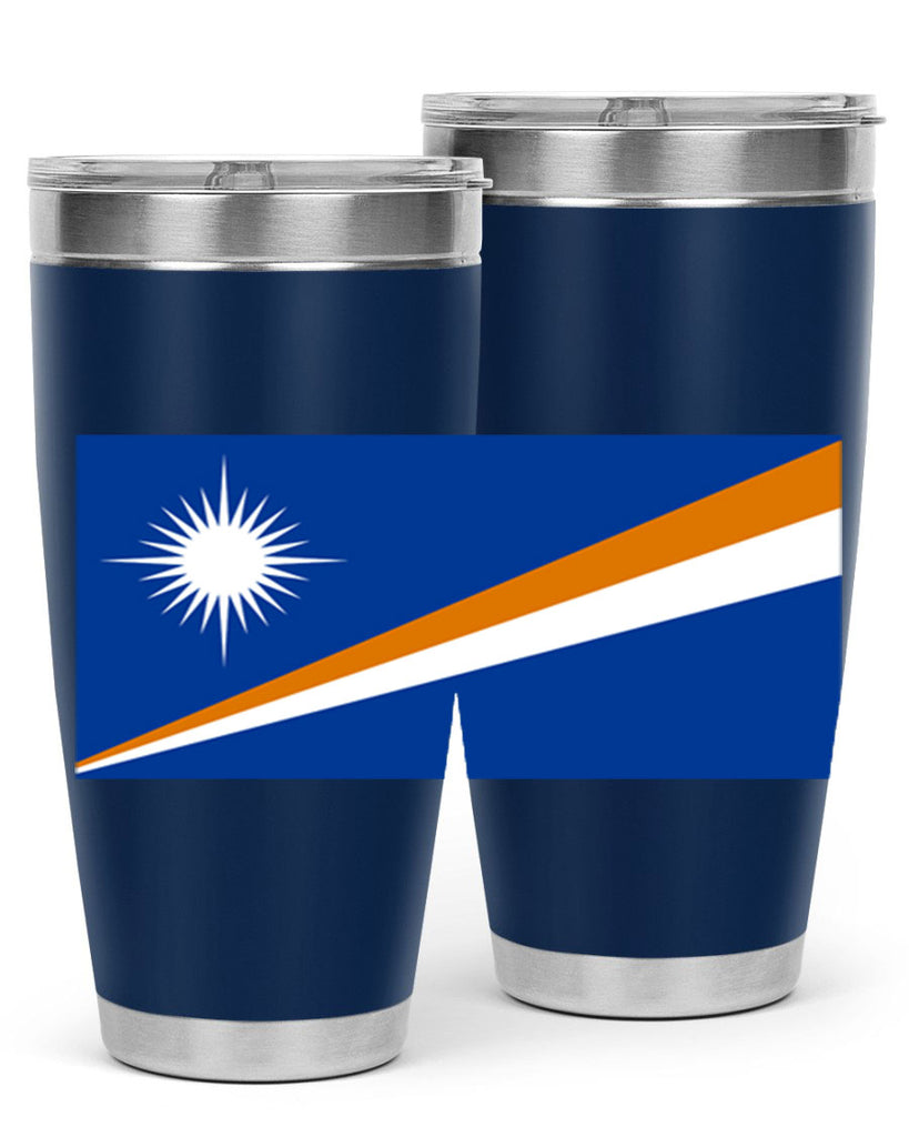 Marshall Islands 90#- world flags- Tumbler