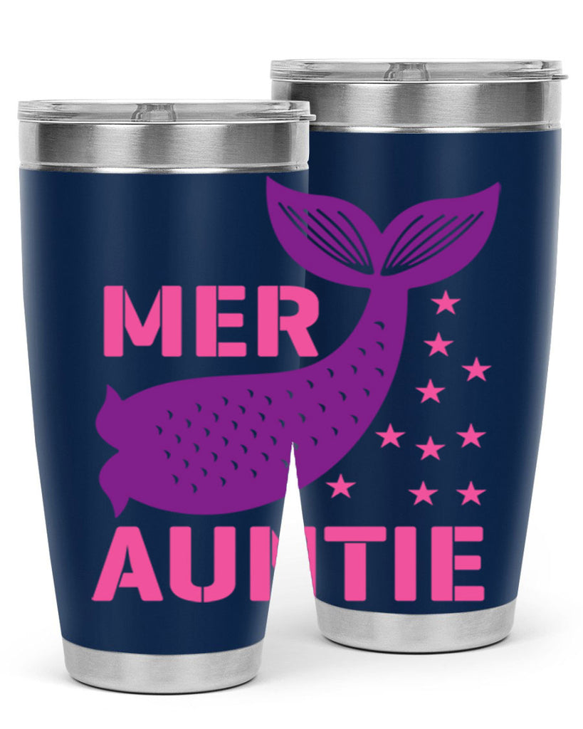 Mer Auntie 320#- mermaid- Tumbler