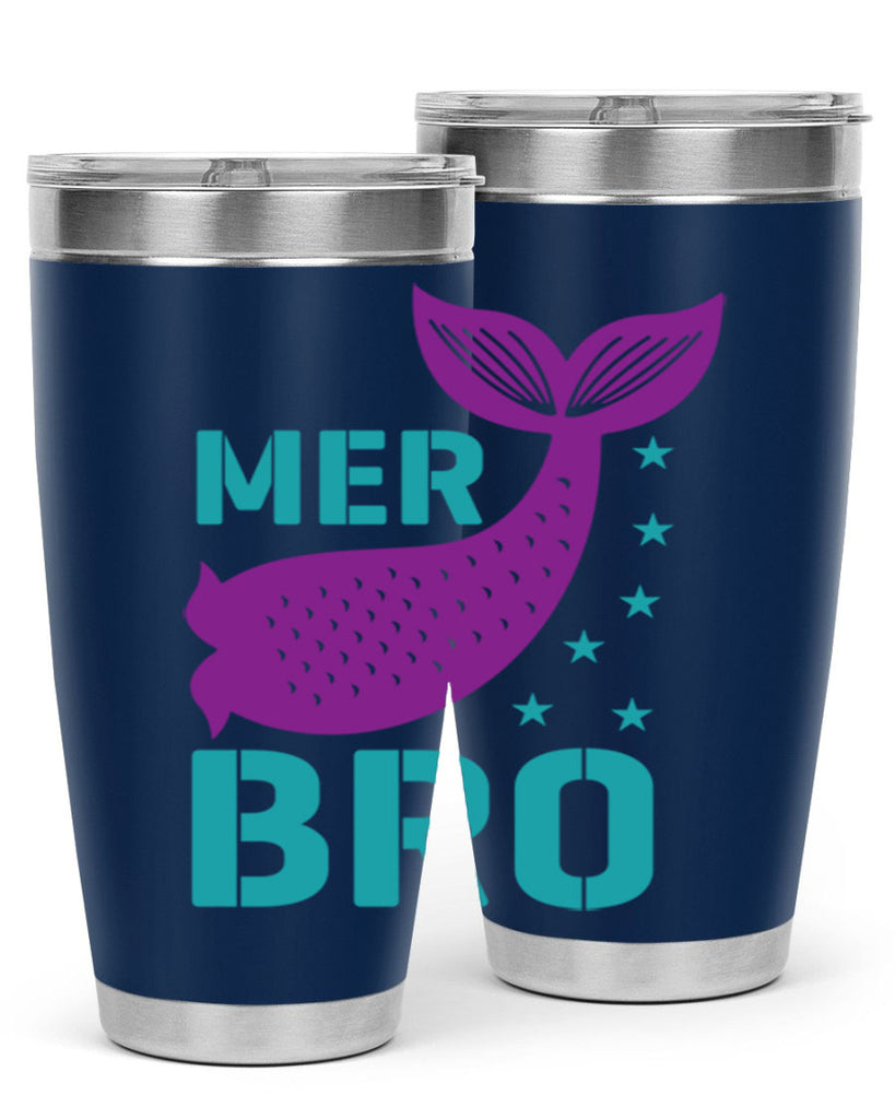 Mer Bro 322#- mermaid- Tumbler