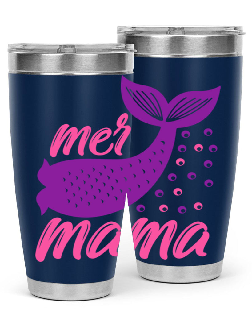 Mer Mama 335#- mermaid- Tumbler