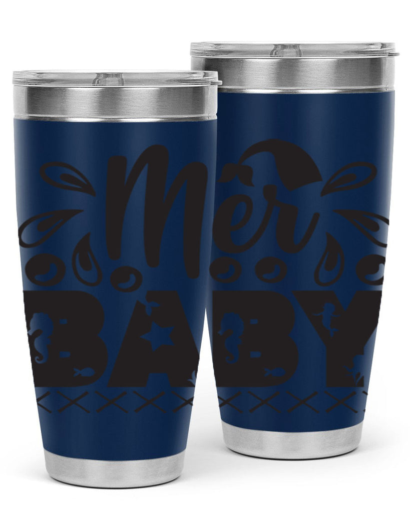 Mer baby 348#- mermaid- Tumbler