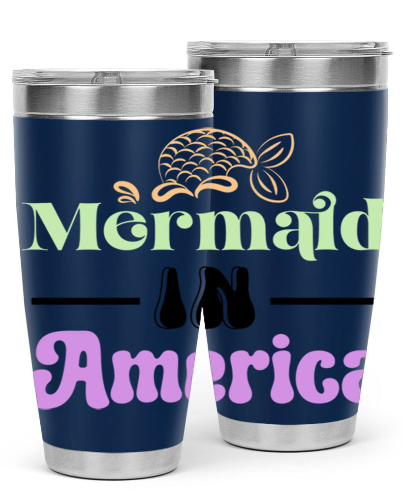 Mermaid In America 420#- mermaid- Tumbler
