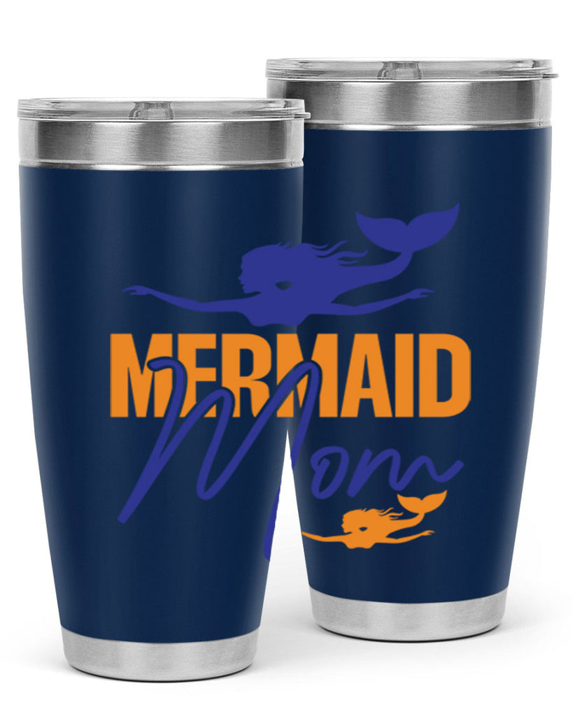 Mermaid Mom 369#- mermaid- Tumbler