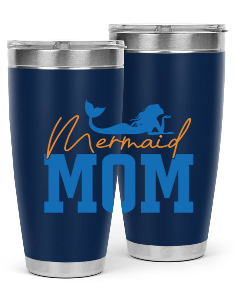 Mermaid Mom 375#- mermaid- Tumbler