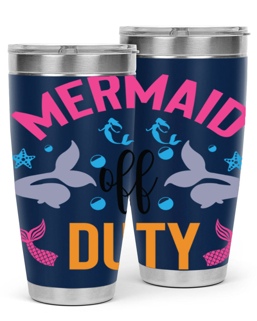 Mermaid Off Duty Design 438#- mermaid- Tumbler