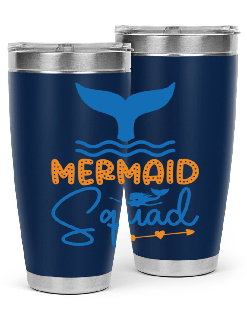 Mermaid Squad 378#- mermaid- Tumbler