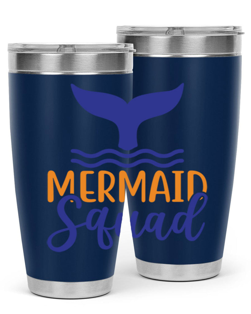 Mermaid Squad 379#- mermaid- Tumbler