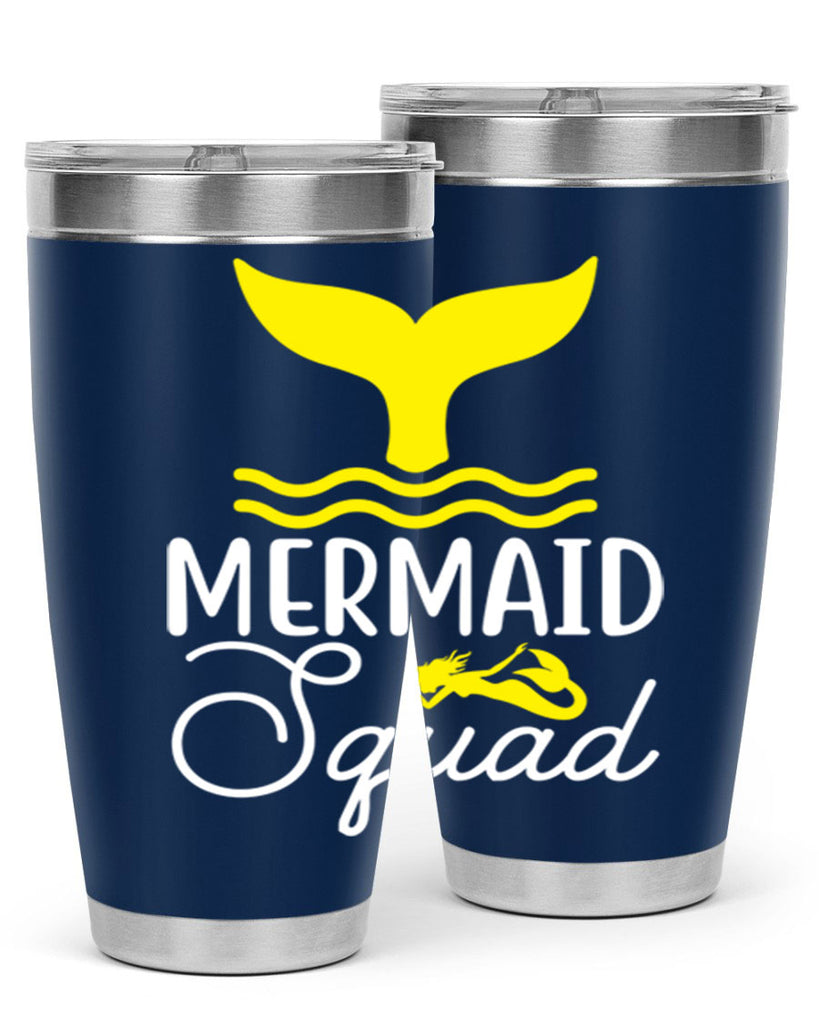 Mermaid Squad 380#- mermaid- Tumbler