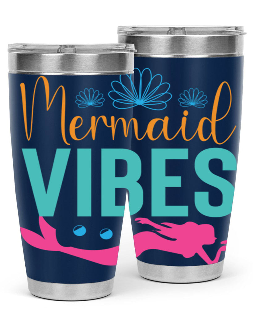 Mermaid Vibes Design 465#- mermaid- Tumbler