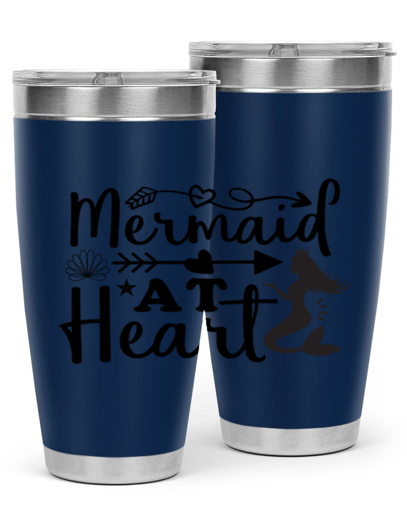 Mermaid at Heart design 397#- mermaid- Tumbler