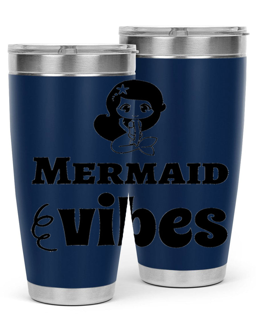 Mermaid vibes 456#- mermaid- Tumbler