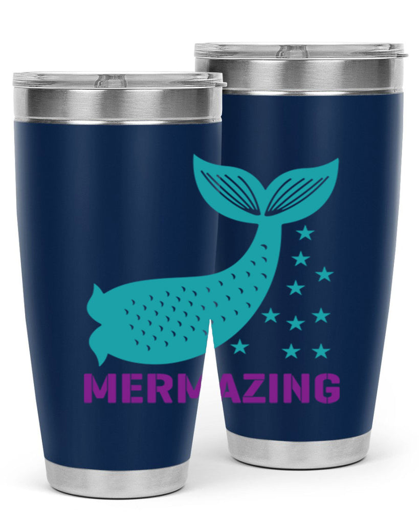 Mermazing 502#- mermaid- Tumbler