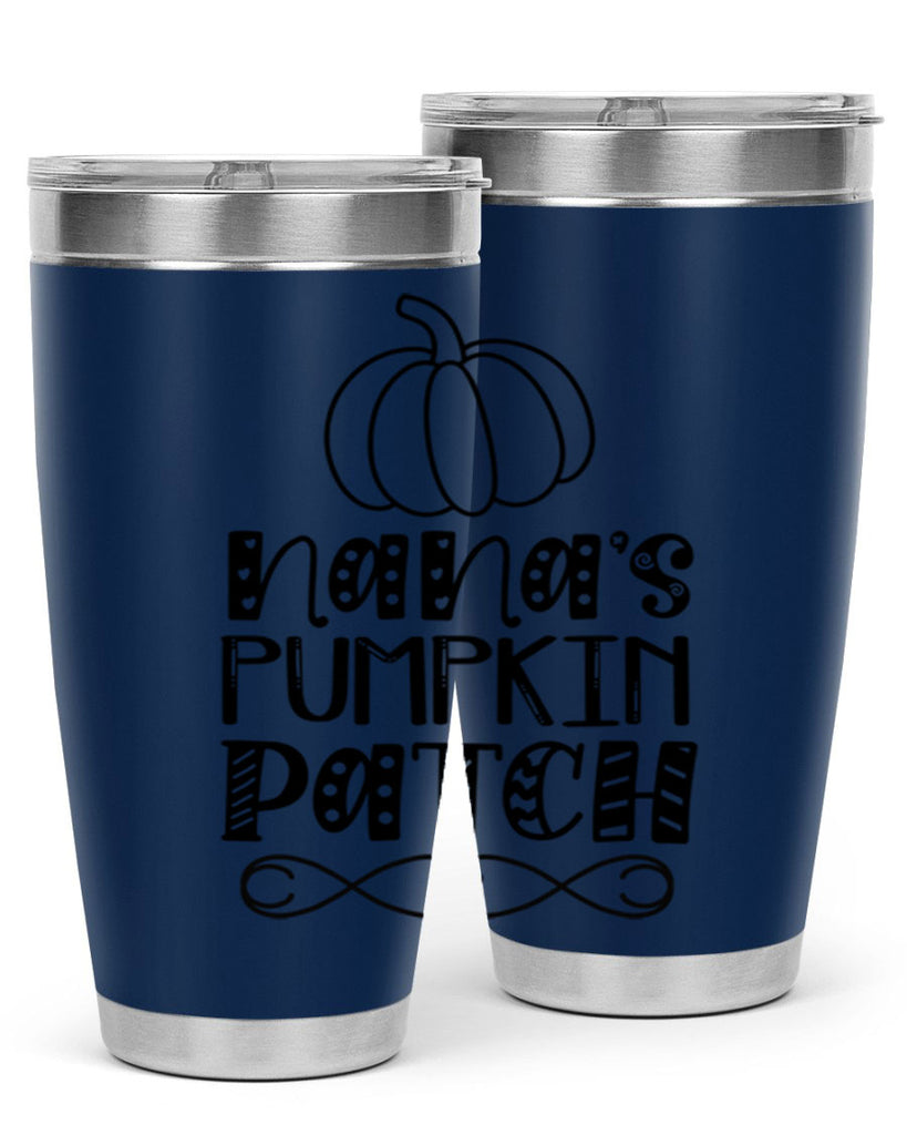 Nana s Pumpkin Patch 439#- fall- Tumbler