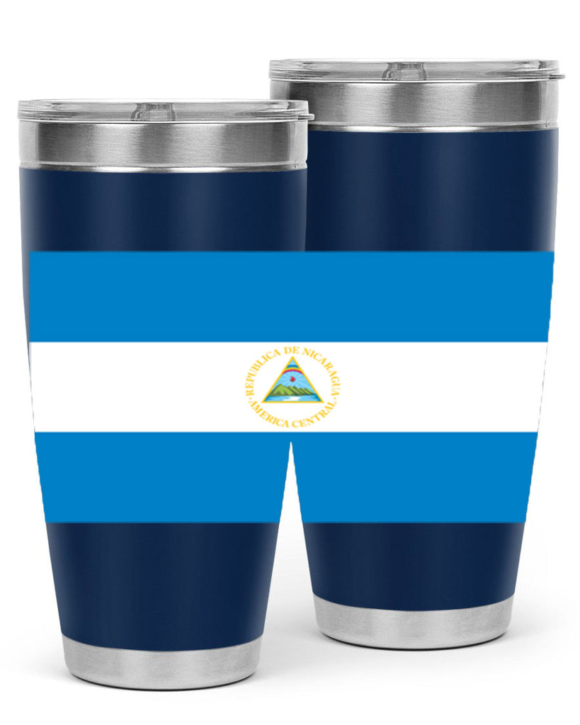 Nicaragua 73#- world flags- Tumbler