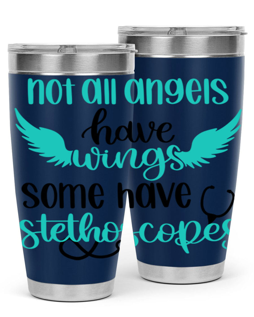Not All Angels Have Style Style 127#- nurse- tumbler
