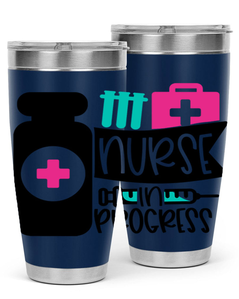 Nurse In Progress Style Style 111#- nurse- tumbler