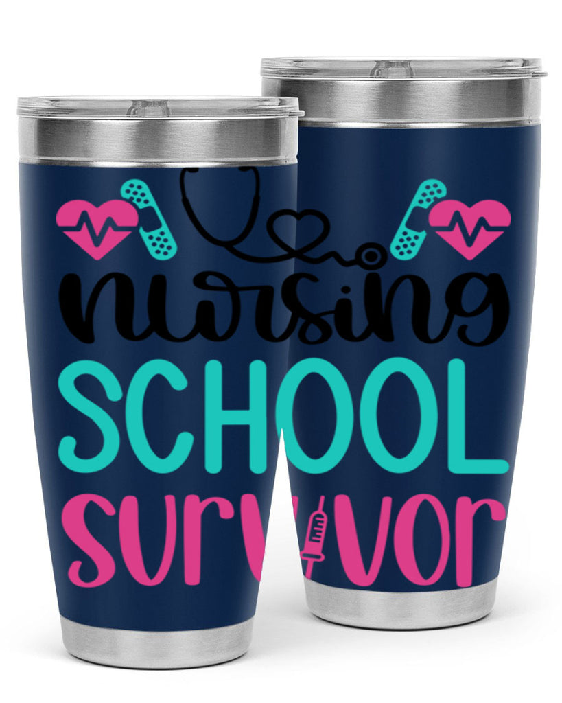 Nursing School Survivor Style Style 63#- nurse- tumbler