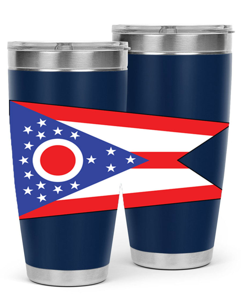 Ohio 17#- Us Flags- Tumbler