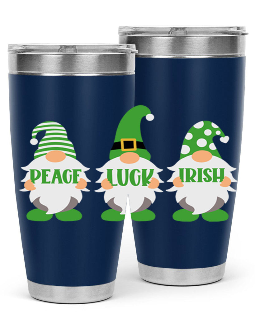 Peace Luck Irish Style 41#- St Patricks Day- Tumbler