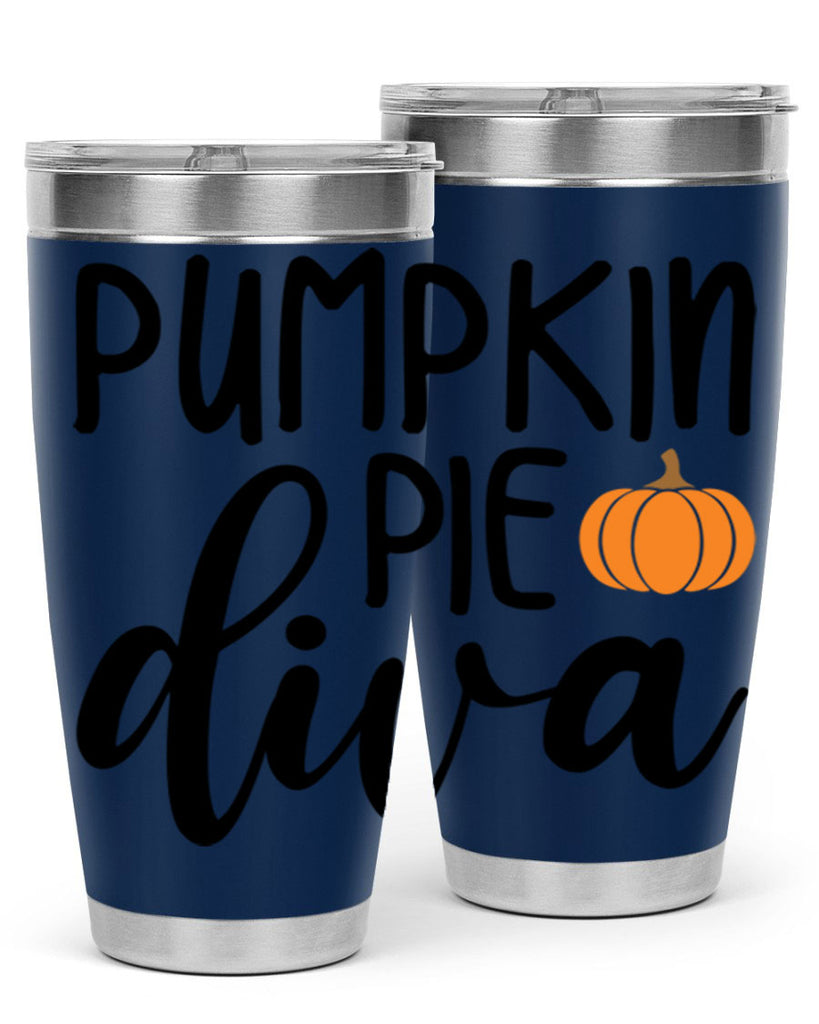 Pumpkin Pie Diva 532#- fall- Tumbler