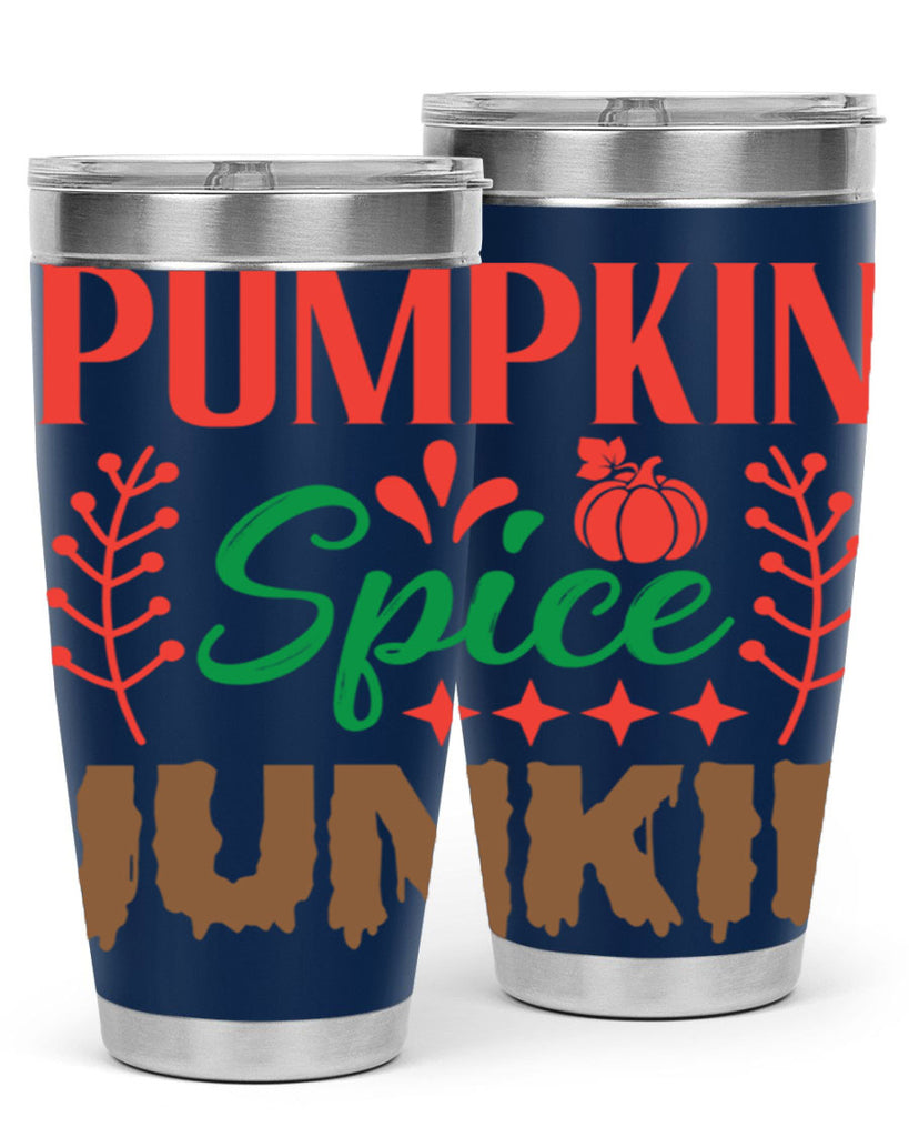 Pumpkin Spice Junkie 547#- fall- Tumbler