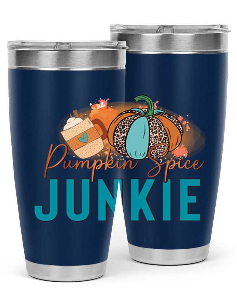 Pumpkin Spice Junkie 550#- fall- Tumbler