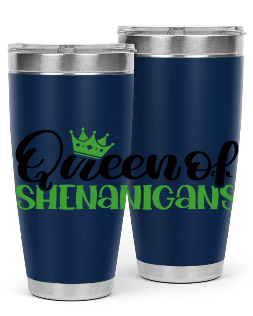 Queen Of Shenanigans Style 36#- St Patricks Day- Tumbler