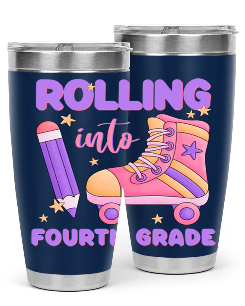 Rolling into 4th Grade 25#- 4th  grade- Tumbler