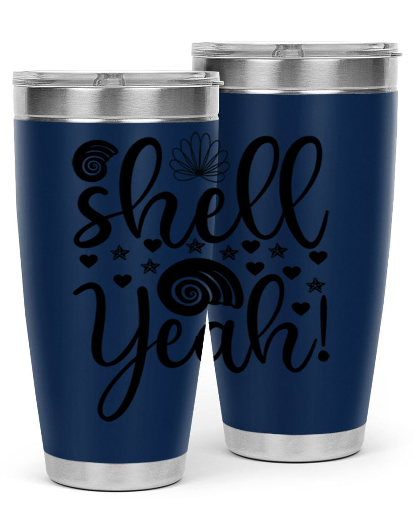 SHELL YEAH design 598#- mermaid- Tumbler