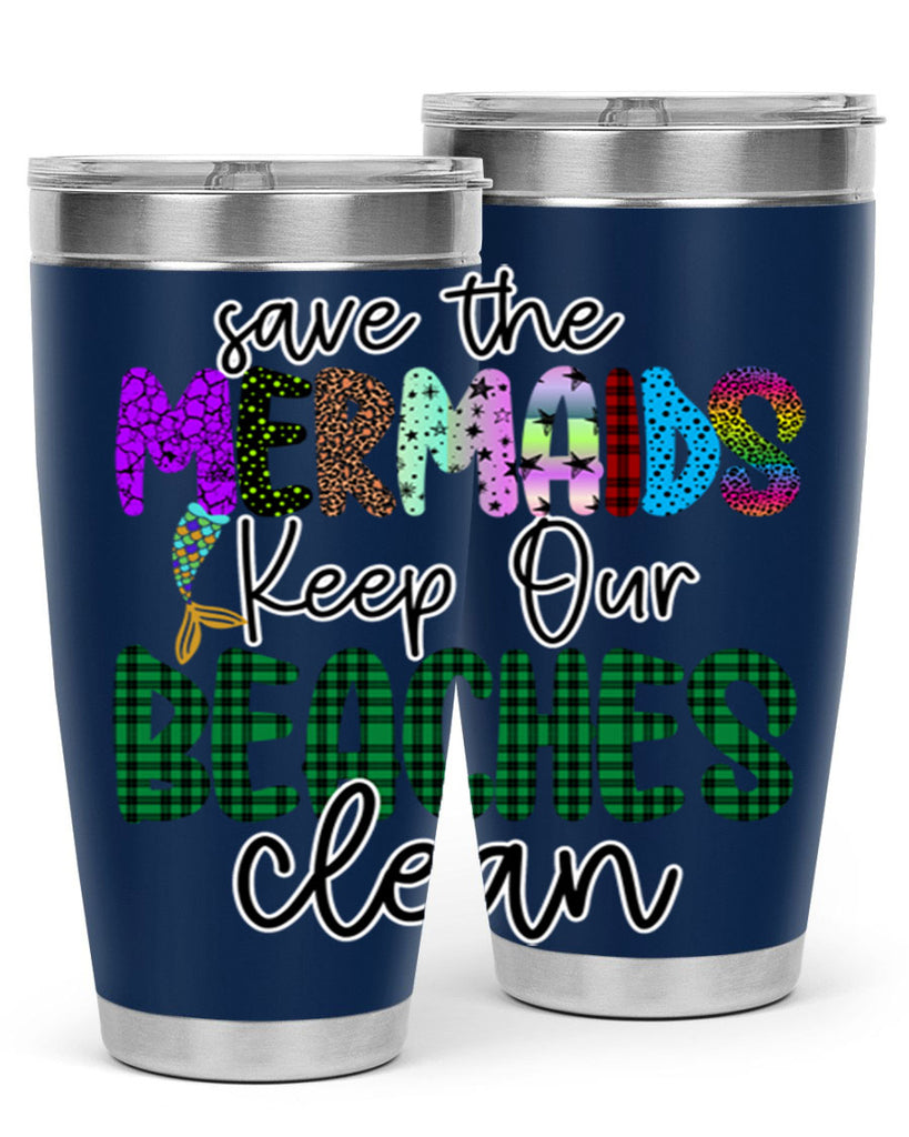 Save The Mermaids Keep Our 575#- mermaid- Tumbler