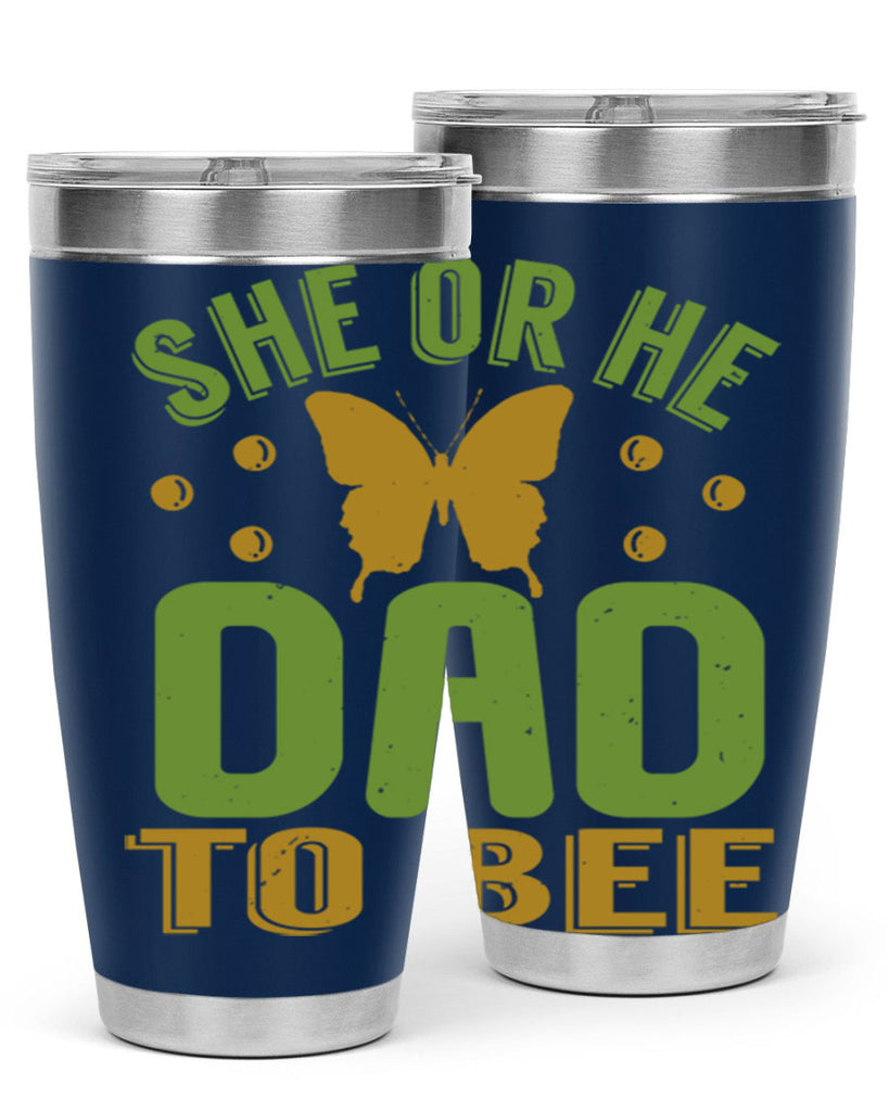 She or He Dad to bee Style 172#- baby- tumbler