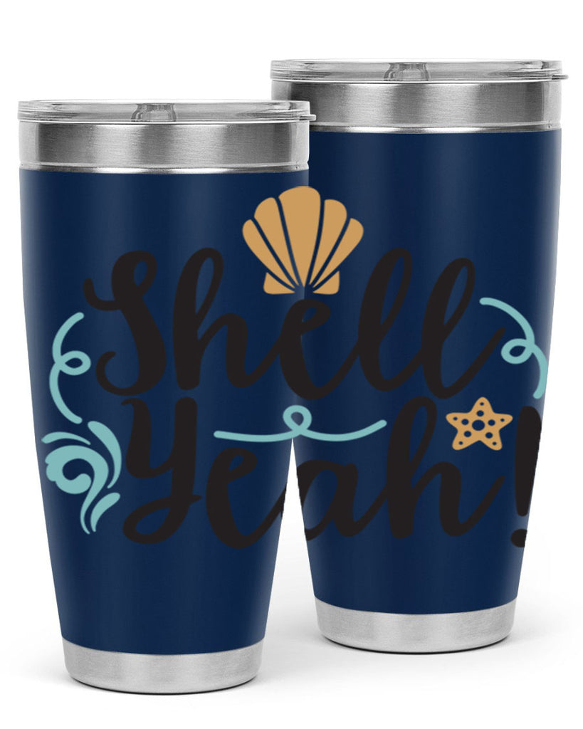 Shell Yeah 592#- mermaid- Tumbler