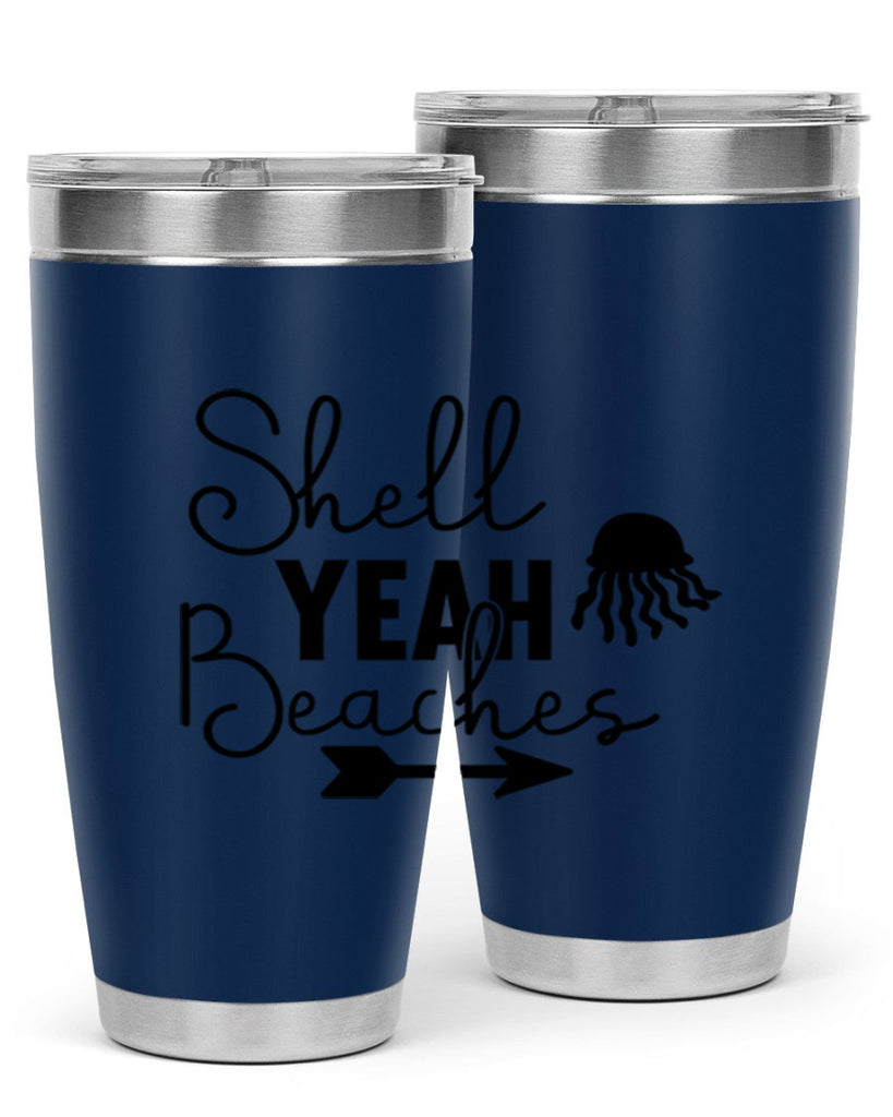 Shell Yeah Beaches 588#- mermaid- Tumbler