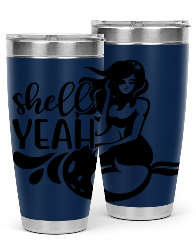 Shell yeah 596#- mermaid- Tumbler