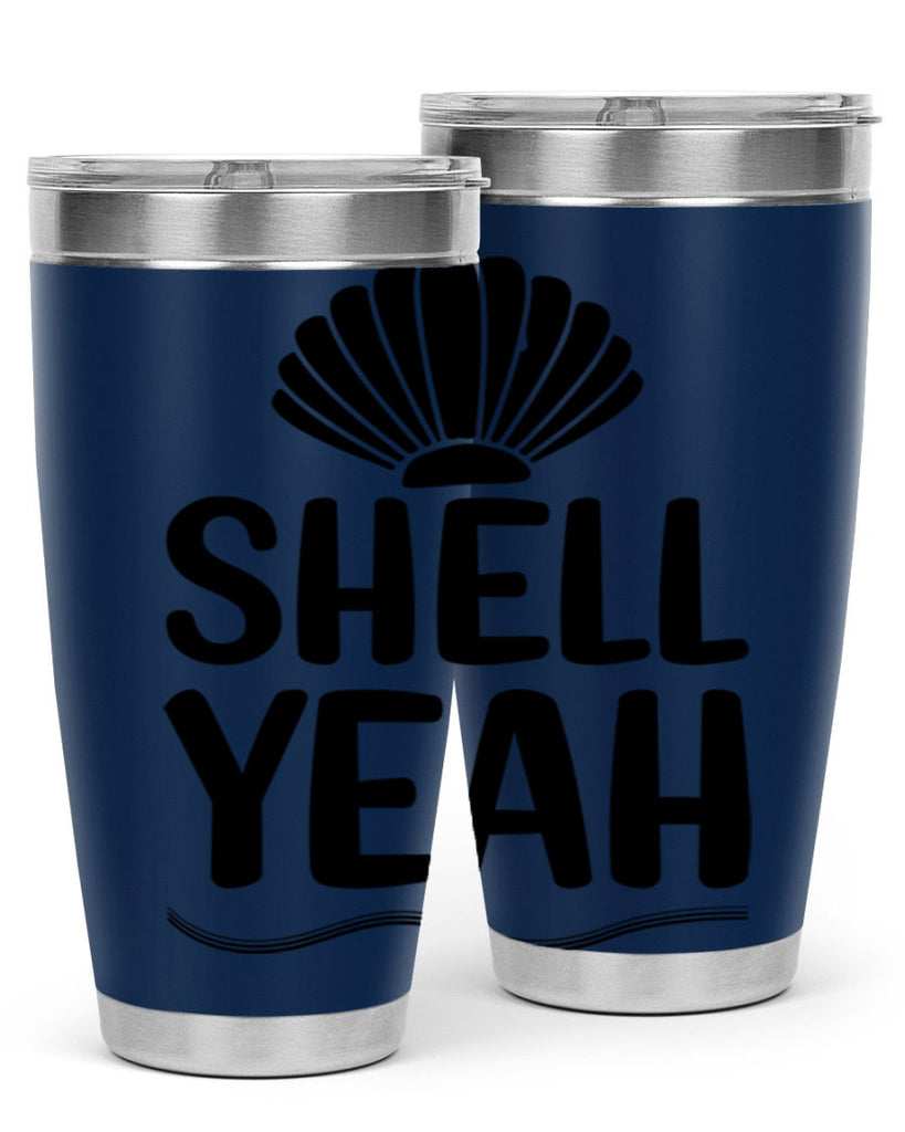 Shell yeah 597#- mermaid- Tumbler