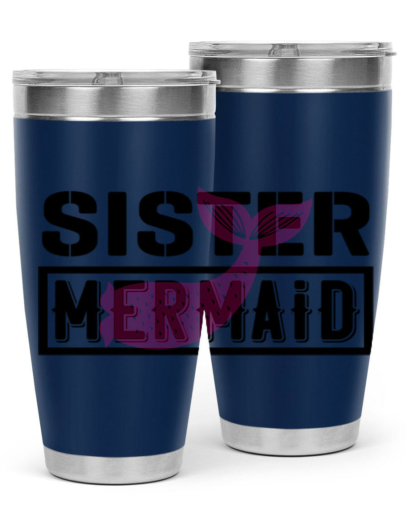 Sister mermaid 600#- mermaid- Tumbler