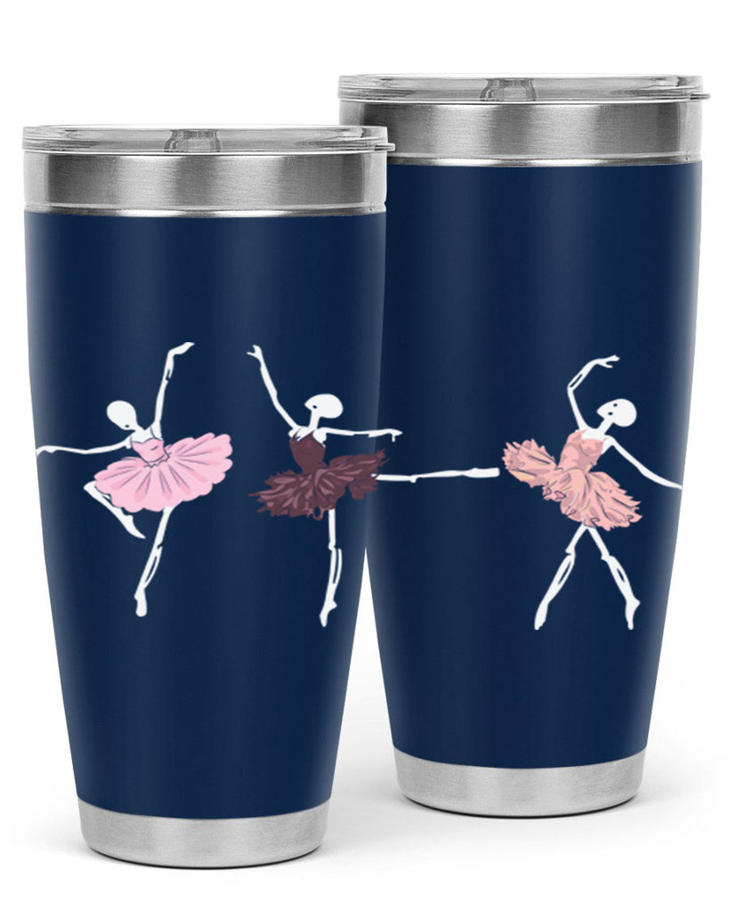 Skeleton Ballerinas Ballet Halloween Ballet 79#- ballet- Tumbler