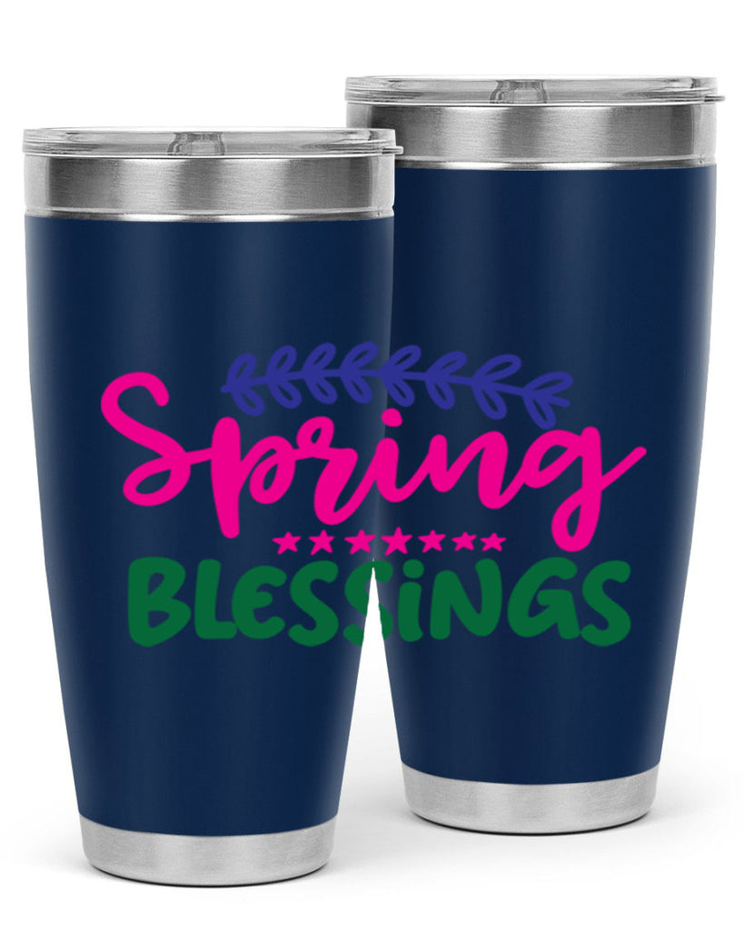 Spring Blessings 419#- spring- Tumbler