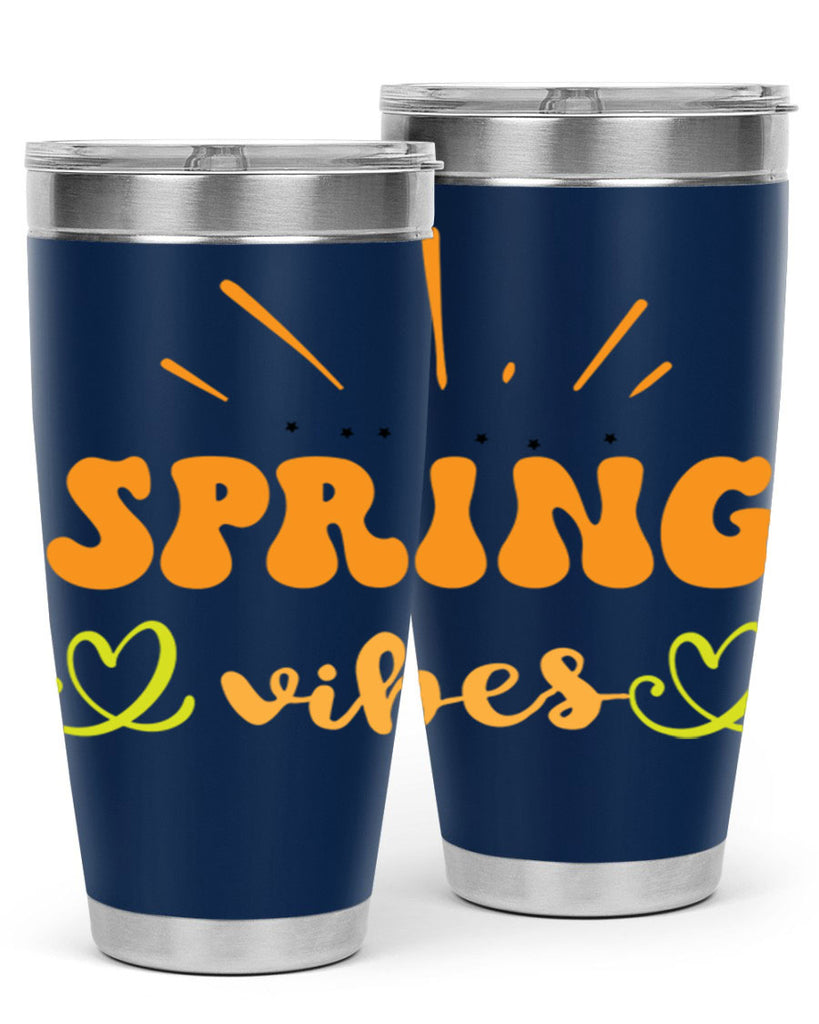 Spring vibes  519#- spring- Tumbler