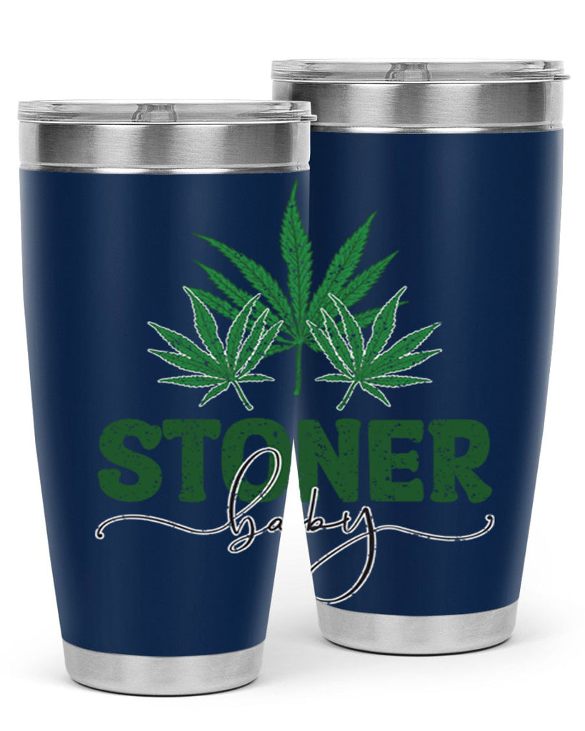 Stoner Baby Sublimation 261#- marijuana- Tumbler