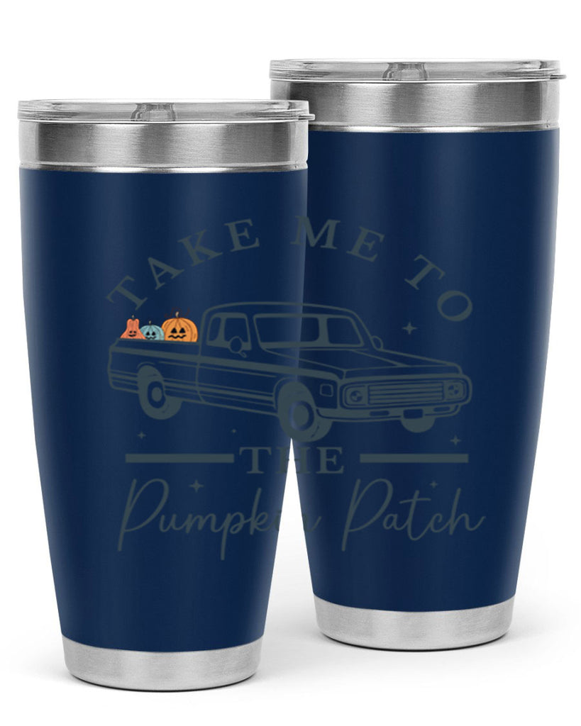 Take Me To The Pumpkin Patch 593#- fall- Tumbler