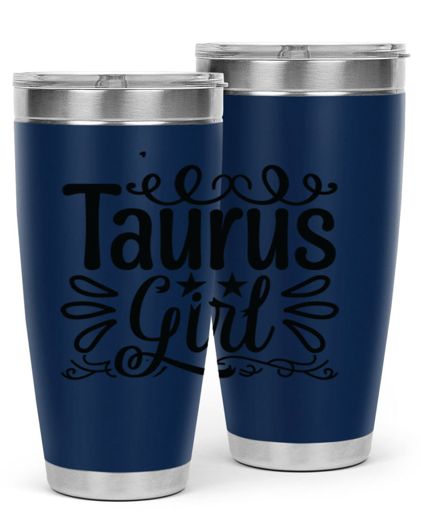 Taurus girl 497#- zodiac- Tumbler