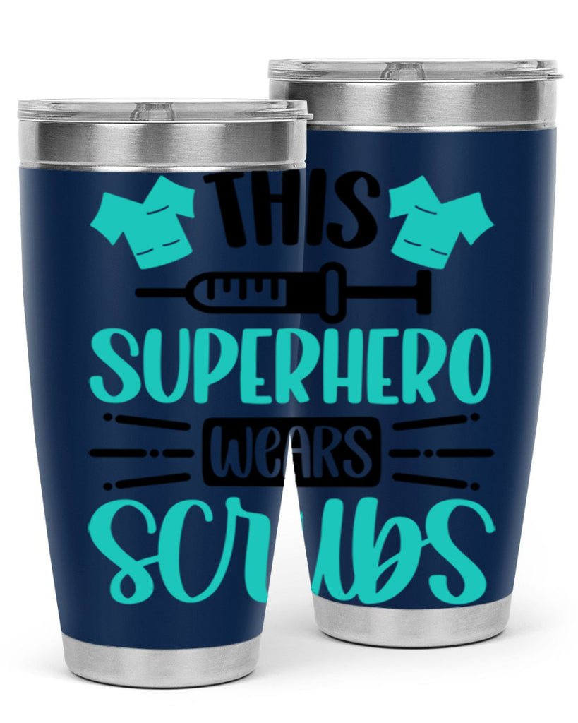 This Superhero Wears Style Style 18#- nurse- tumbler