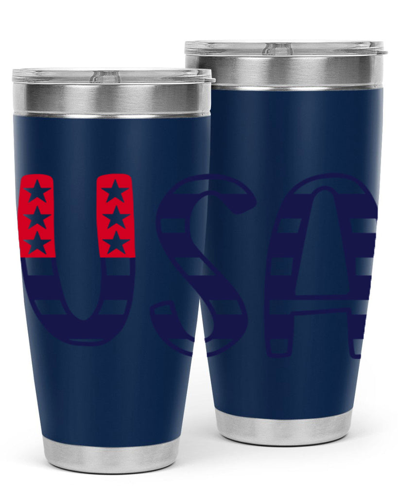 USA Style 184#- Fourt Of July- Tumbler